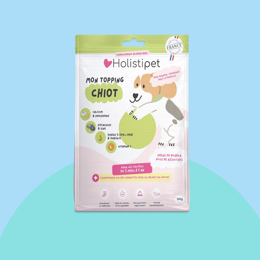 Mon topping Chiot