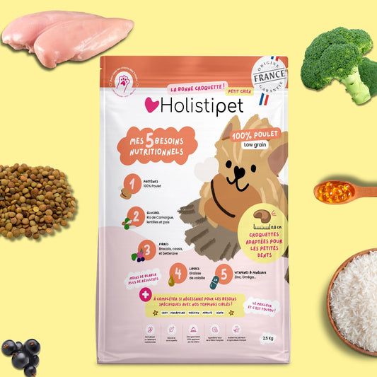 Croquettes 100% poulet | Pour petites dents